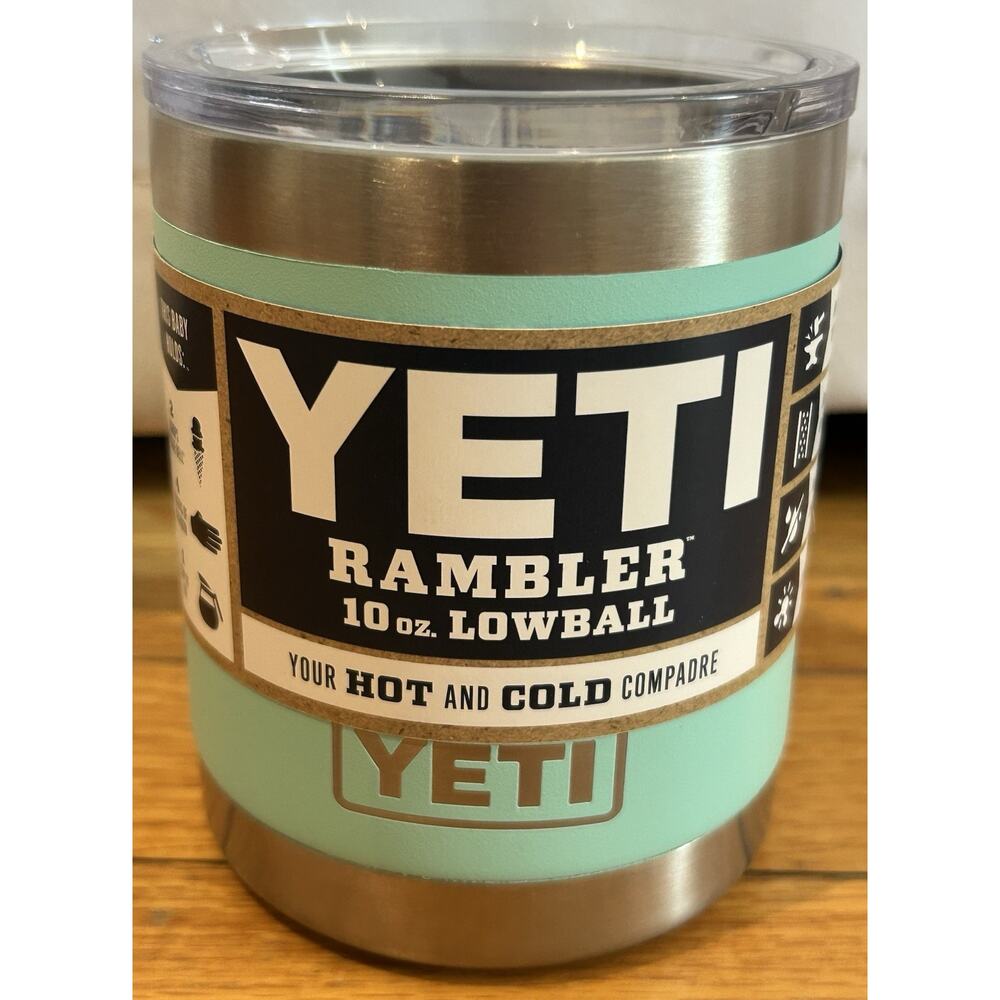 NWT Yeti 10 oz Lowball Rambler in Teal